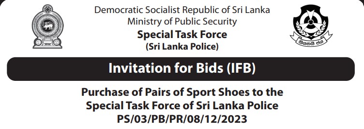 Purchase of Pairs of Sport Shoes to the Special Task Force of Sri Lanka Police