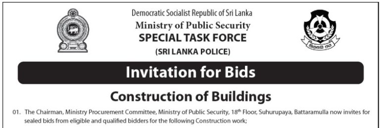 Procurement of Renovation of Mess, Special Task Force Camp at Katukurunda (PS/03/PB/CON/08/06/24)