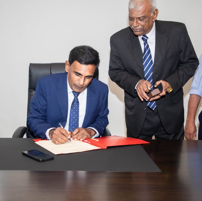 Hon. Minister assumed duties