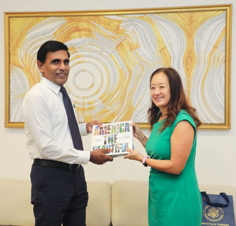 Courtesy call by the US Ambassador with the Hon Minister